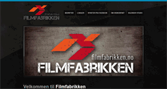 Desktop Screenshot of filmfabrikken.no